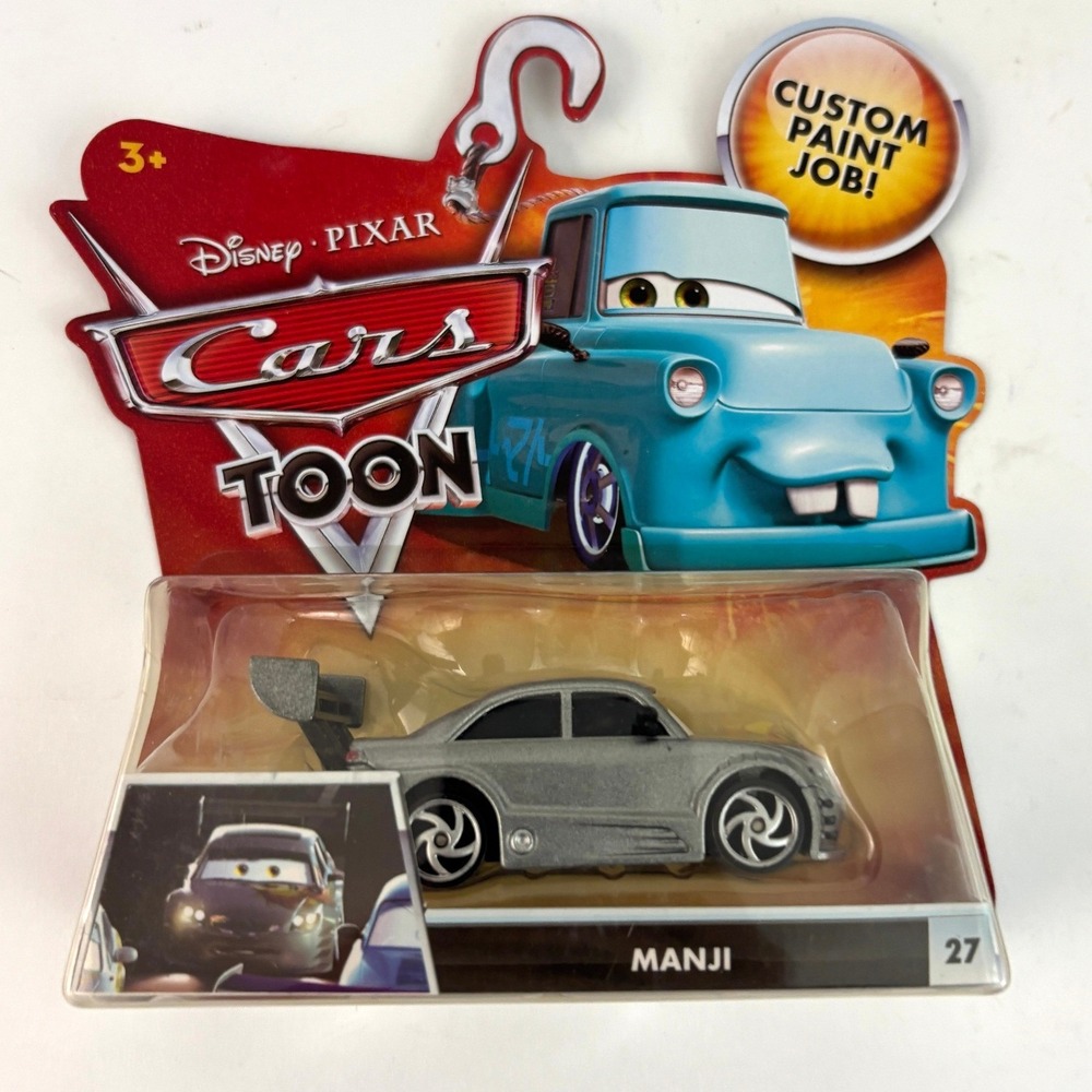 Disney Pixar Cars Toon Tokyo Mater Manji #27 T0554 Mattel 2010 New Sealed